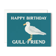 Happy Birthday Gull-Friend Greeting Card | Birthday Pun Card