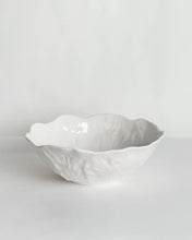 Cabbage Melamine Serving Bowl   White   12.75x4.75