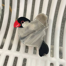 FASHIONABLE WHITE SWAN ACETIC ACID HAIR CLIP_CWAHA0549: TYPE6 / (OS) 2