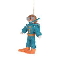 Handmade Felt Scuba Steve Hanging Decoration