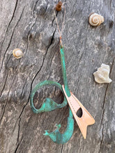 Snorkel Gear Scuba Copper Christmas Ornament