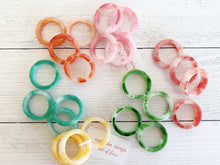 Sherbet Napkin Rings, set of four: Strawberry