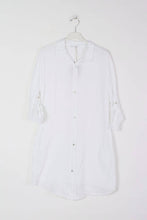 Short Linen Dresse One Size Blue Jeans