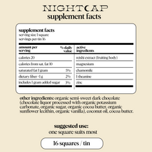 Nightcap — mushroom chocolate supplement for deep sleep