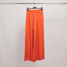 Fluid wide-leg pants in viscose TDM26320VS-2:Chocolate Brown One Size