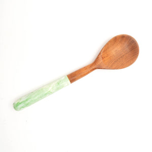Marbled Salad Server (Green) Set of 2