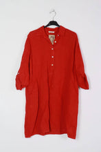 Short Dress Linen Jeans Blue One Size