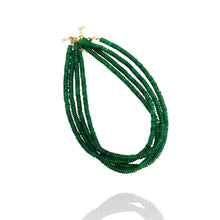 Disc Bead Necklaces: Clear