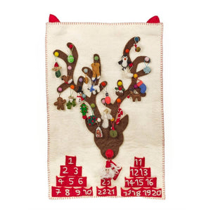 Handmade Felt Biodegradable Christmas Advent Calendar