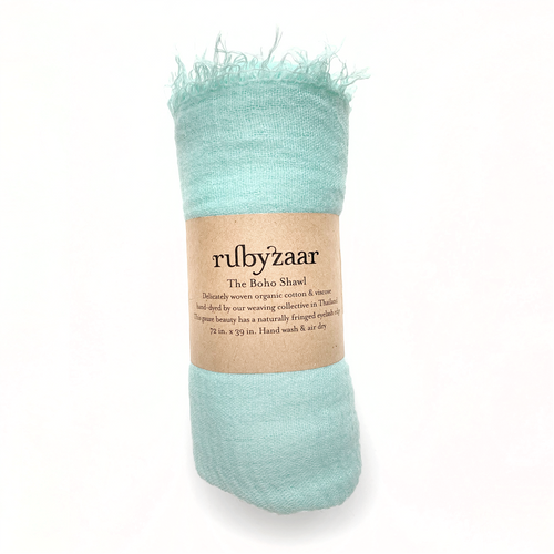 Boho Scarf - Seafoam