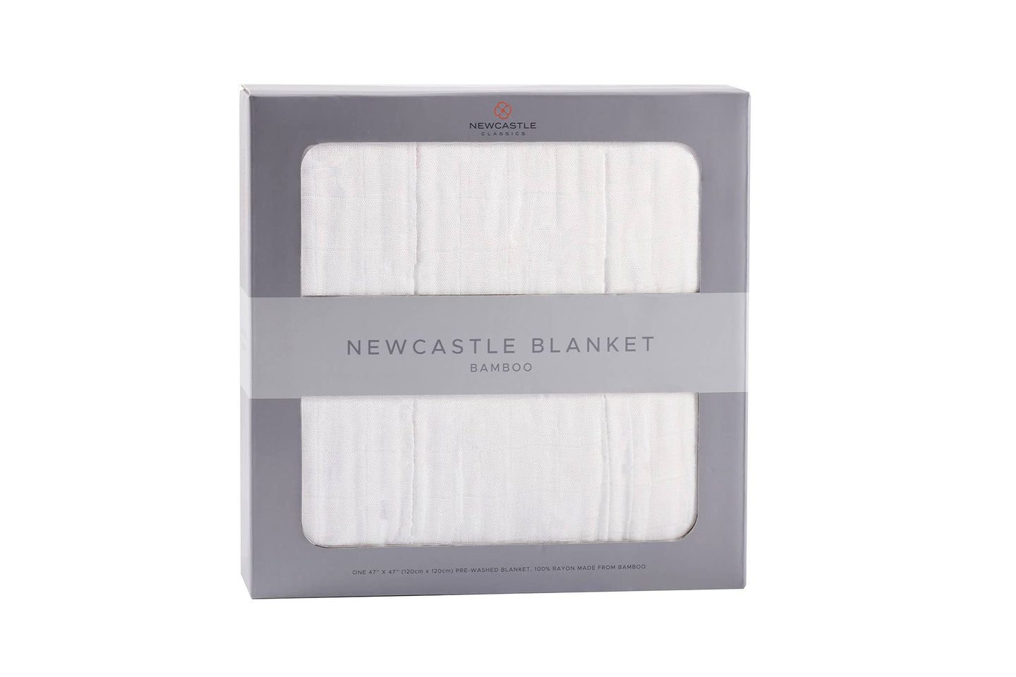 Newcastle Classics - Pure White Bamboo Newcastle Blanket