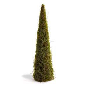 Mossy Cone Topiary 33"H