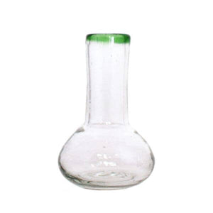 Small Green Rim Bulb Vase