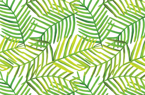 Green Leaf Paper Placemat Pad