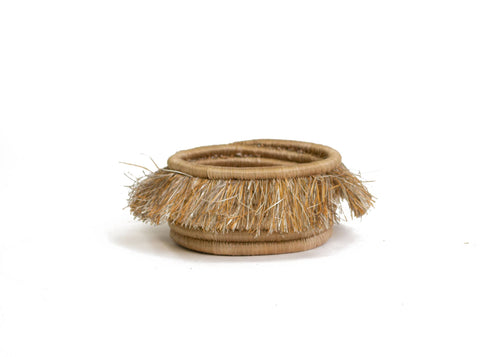 KAZI - Fringed Camel Wine Bottle Coaster