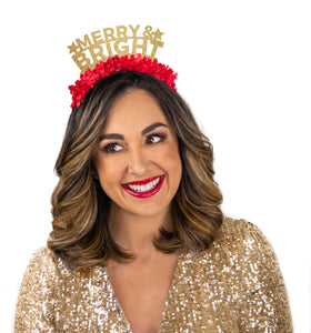 Merry & Bright Holiday Party Crown