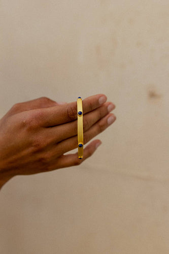 Lapis Stud Bangle