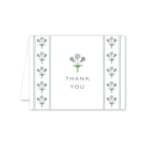 Flora Thank You Card