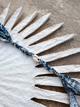 Cowrie Shell Woven Bracelet-Navy