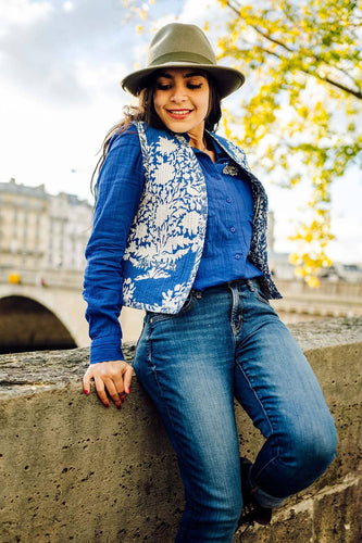 Gilet Palladio- Blue