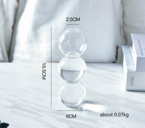 IVORE - Bubble Shape Glass Vase