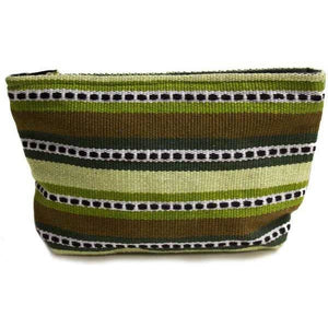 Sustainable Natural Dye Clutch Bag: Green