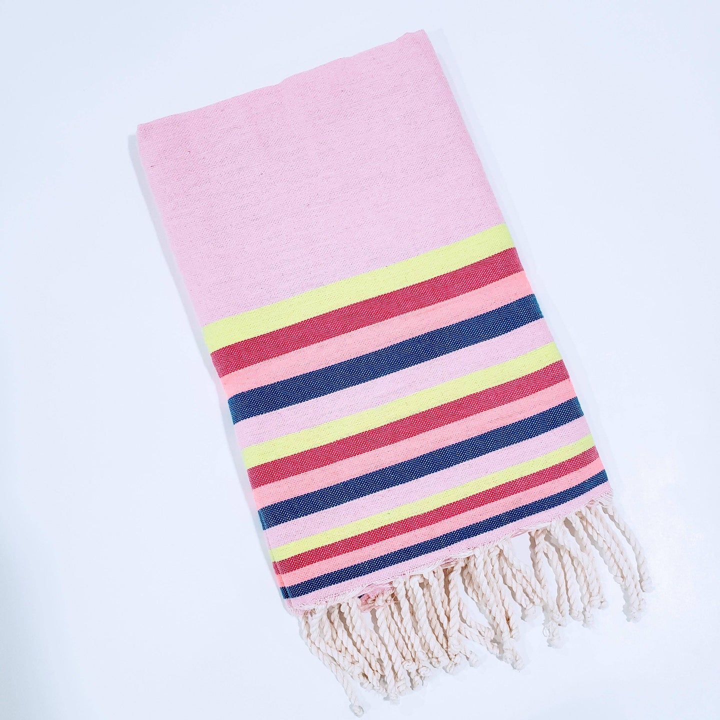 wonderfouta - Beach towel /sarong-Lola-Bubble gum