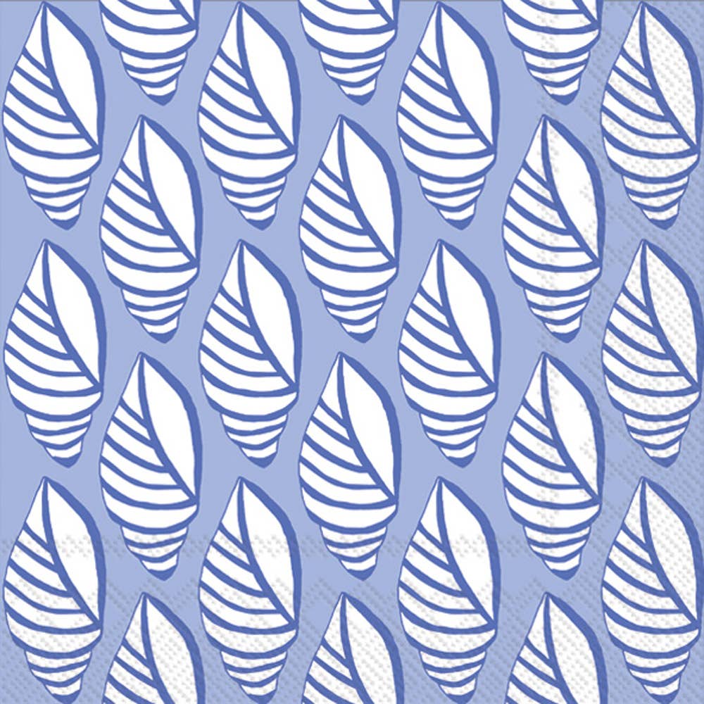 Paper Cocktail Napkin Striped Snail