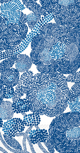 Boston International - Marimekko Mynsteri CreamBlue Guest Towel Napkins