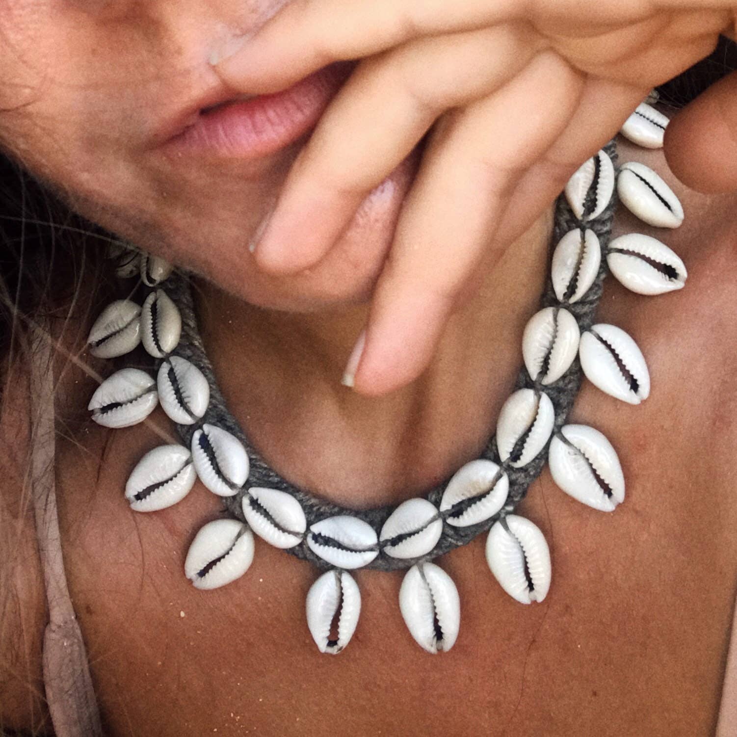 Vintage Cowrie Shell Necklace from Papua – Z & Z Designs