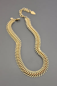 David Aubrey Jewelry - DOR215 Gold Chain Fish Bone