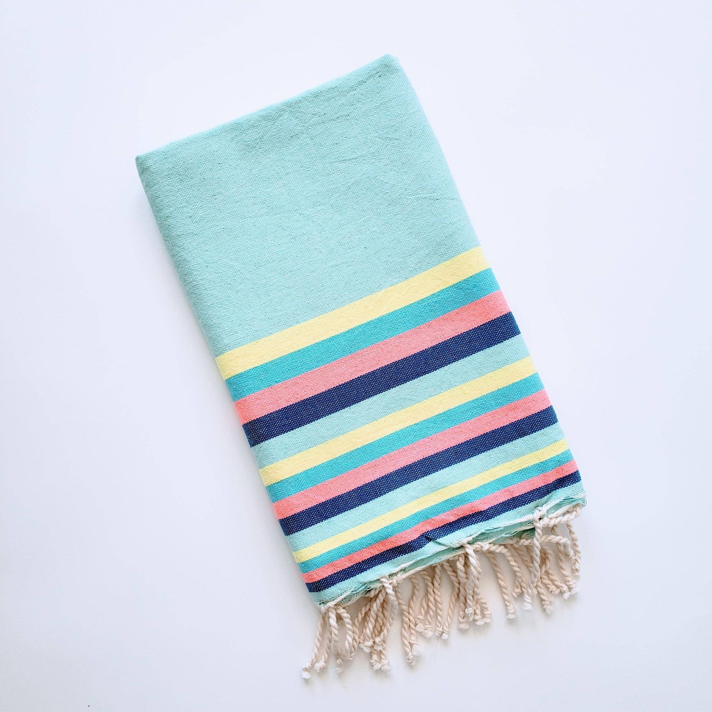 wonderfouta - Beach towel /sarong-Lola Aqua