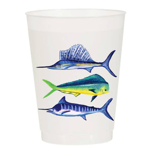 Sport Fish Frosted Cups