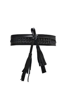 Ava Wrap Belt - Black