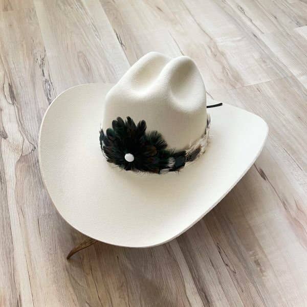 Western Feather Hat Band - Royal – Z & Z Designs display picture 1
