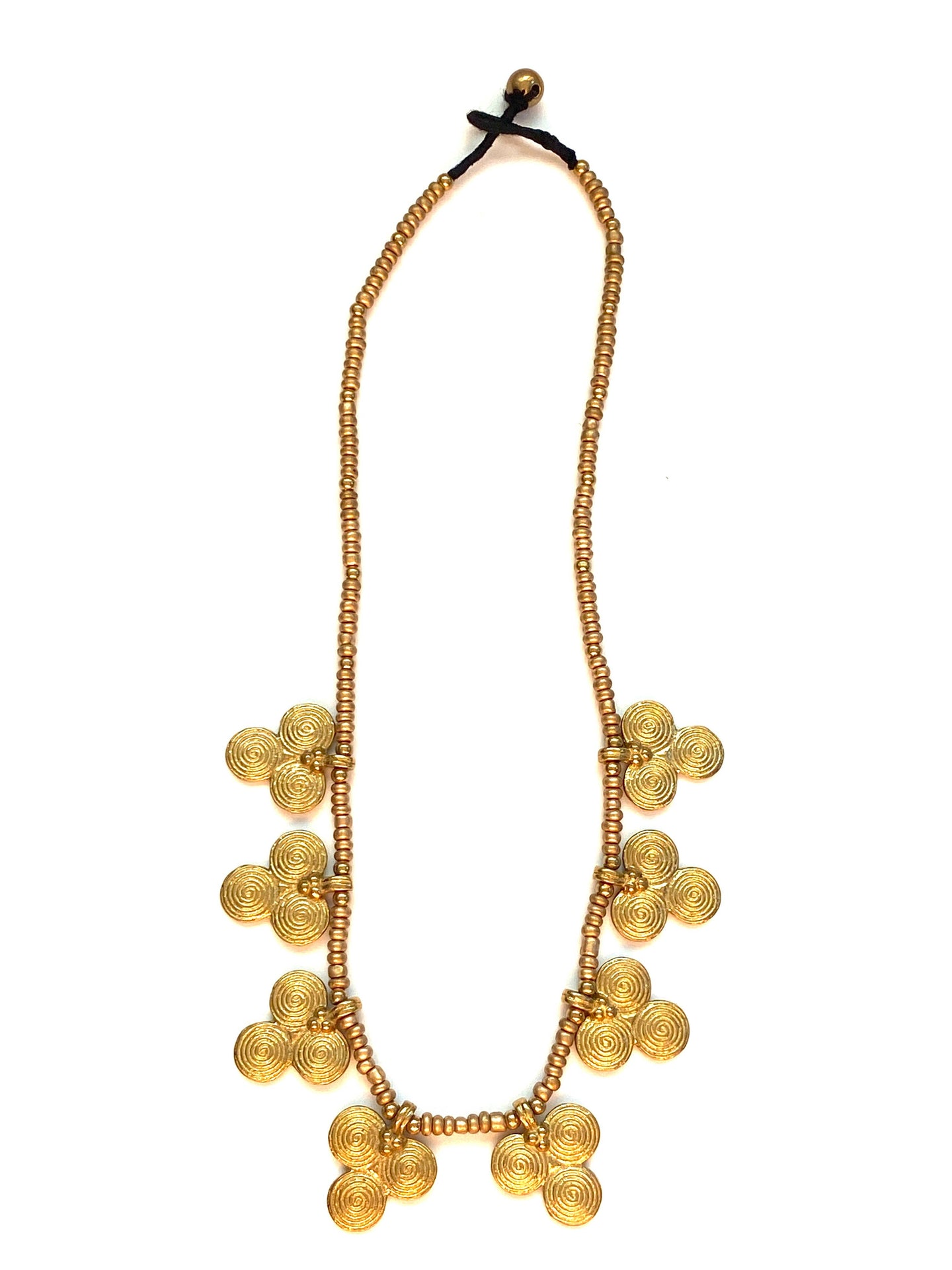 Boho Gal Jewelry - Evolve Brass Beaded Necklace
