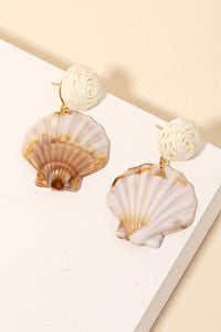 Seashell Drop Earring