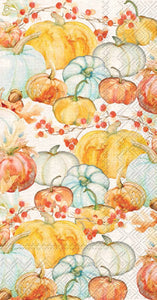 Watercolor Pumpkins Guest Towel
