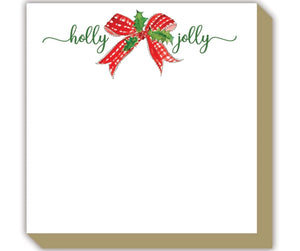 Luxe Notepad - Holly Jolly