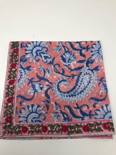 Individual Block Print Napkin