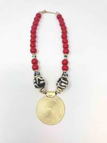 Gold Medallion | Red