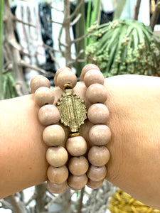 Brass Taupe Stack