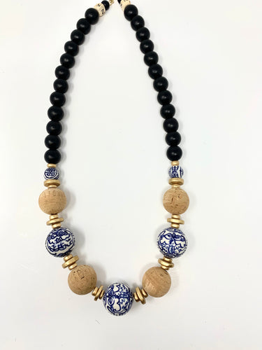 Cork + Chinoiserie | Black |