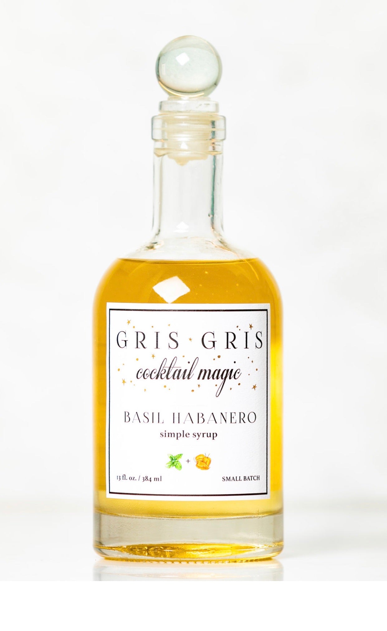 Basil Habanero Simple Syrup