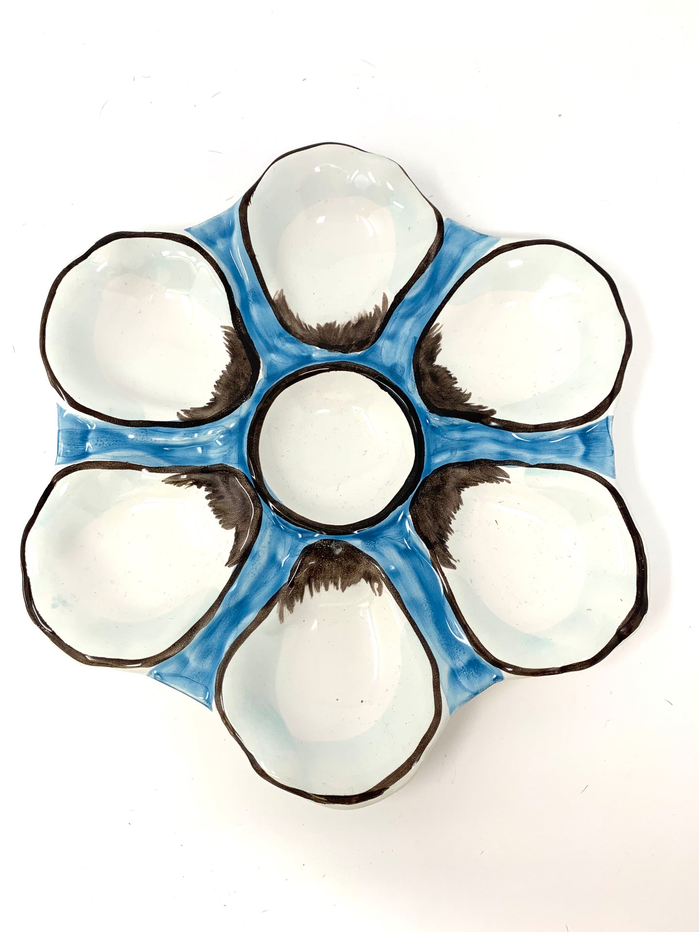 Turquoise  Oyster Plate