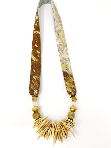 Chunky Coconut  | Brown Metallic